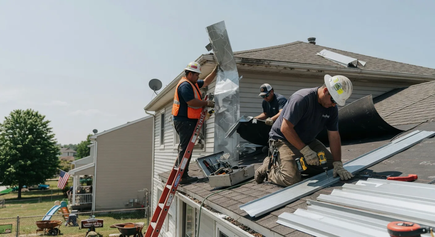 Storm Damage Metal Roof Repair in Stephentown, NY